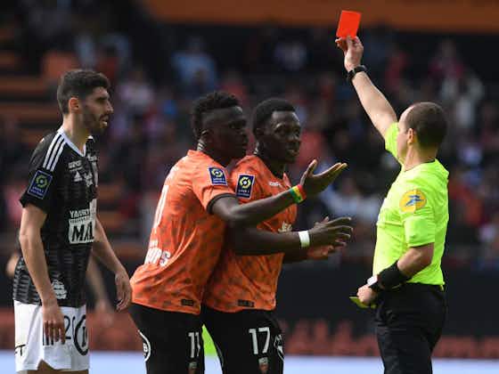 Article image:Lorient President Loic Fery not convinced by referee explanations for decisions in derby defeat against Brest