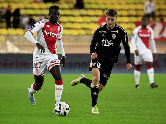 Article image:Monaco’s Philippe Clement and Krépin Diatta clash in training