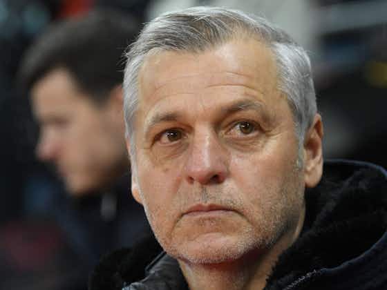 Article image:Rennes coach Bruno Genesio optimistic despite Shakhtar loss: “We’re only at half-time.”