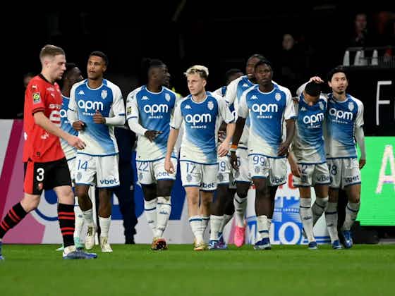Article image:PLAYER RATINGS | Rennes 1-2 Monaco: 10-man Monégasques go second with hard-fought win