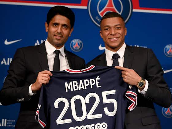 Article image:Nasser Al-Khelaifi on Kylian Mbappé’s renewal: “Real Madrid were offering much more.”