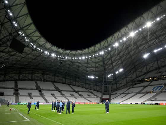 Article image:UEFA have begun a disciplinary hearing over political banners at the Stade Vélodrome
