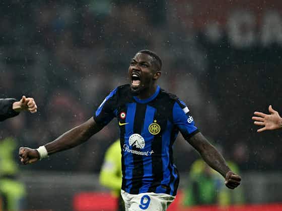Article image:Marcus Thuram thanks Thierry Henry for helping him win title with Inter Milan