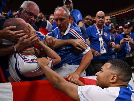 Article image:The fan who was “Completely knocked out” by a shot from Kylian Mbappé