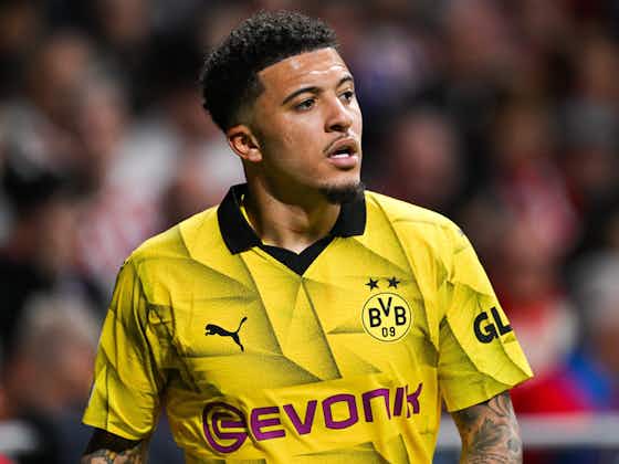 Article image:Borussia Dortmund without Jadon Sancho for Gladbach clash
