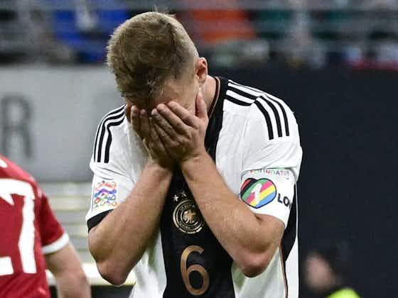 Article image:Joshua Kimmich disappointed with Germany’s first half performance vs Hungary