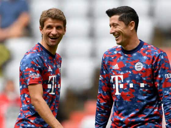 Article image:Thomas Müller on Robert Lewandowski: “We would be in favour of him staying.”