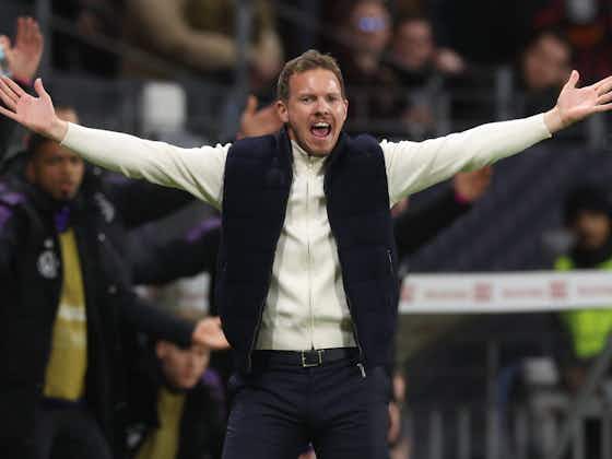 Article image:Julian Nagelsmann reacts to Germany’s 2-1 win against the Netherlands