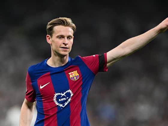 Article image:Bayern Munich are considering a move for Barcelona’s Frenkie de Jong 