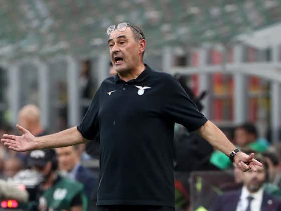 Article image:Lazio still placing trust in manager Maurizio Sarri