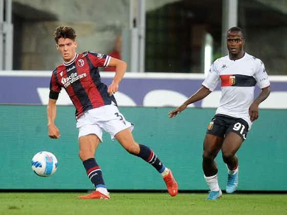 Article image:Arsenal ‘one step away’ from signing Bologna’s Aaron Hickey