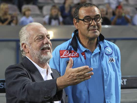 Article image:Maurizio Sarri branded as ‘loser’ by Napoli chief De Laurentiis after Lazio resignation