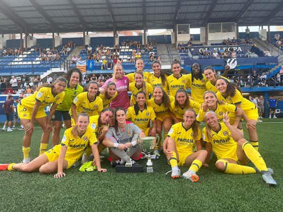 Imagen del artículo:Francisca Lara alzó el trofeo Vila de Gràcia con el Villarreal CF