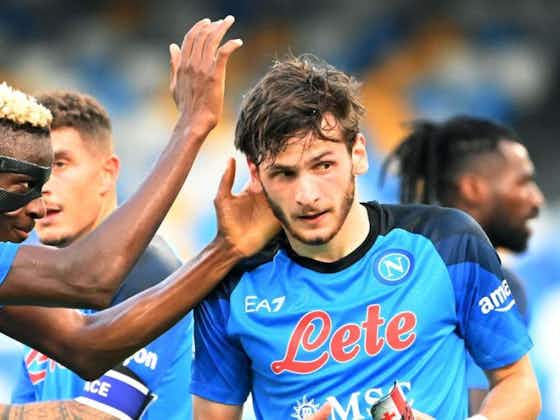 Immagine dell'articolo:Napoli: Kvaratskhelia è, ancora, il giocatore più cliccato su Transfermarkt! Sorpresa Pafundi…