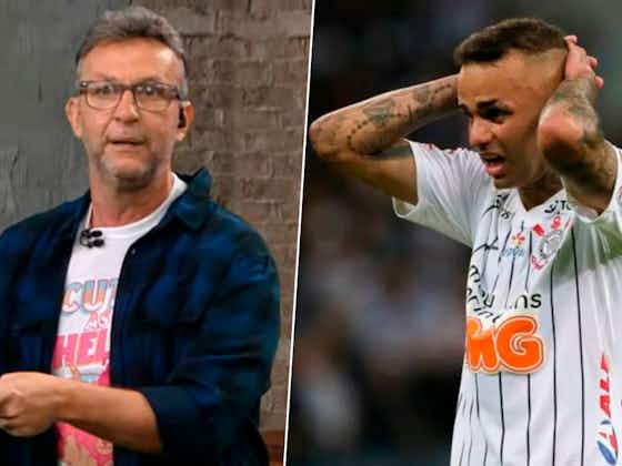 Imagem do artigo:Neto detona Luan, que não marca gol há 1 ano pelo Corinthians: “Tinha que ganhar justa causa”