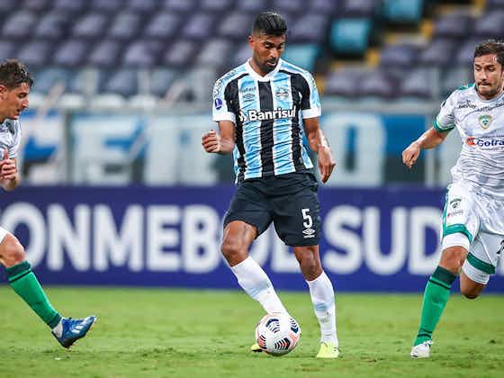Imagem do artigo:Gol do Grêmio! Thiago Santos marca seu primeiro gol com a camisa Tricolor