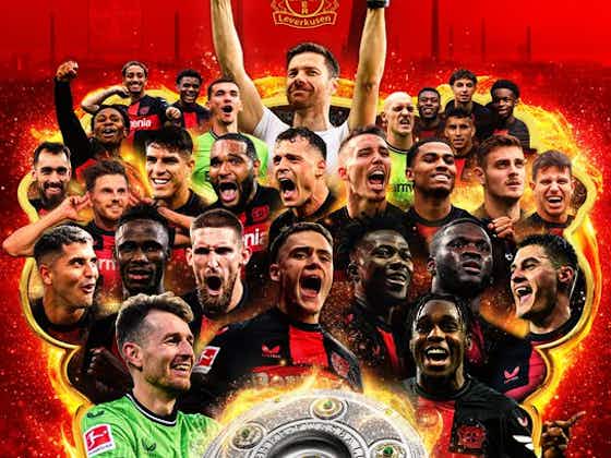 Imagen del artículo:Bayer Leverkusen salió campeón de la Bundesliga por primera vez y cortó la racha de Bayern Munich