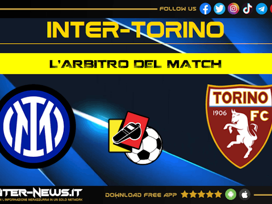 Immagine dell'articolo:Inter-Torino, Ferrieri Caputi l’arbitro per la 34ª giornata di Serie A: le designazioni