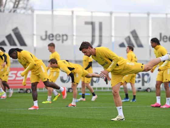 Article image:Training Center | -2 al ritorno in campo per la Juve