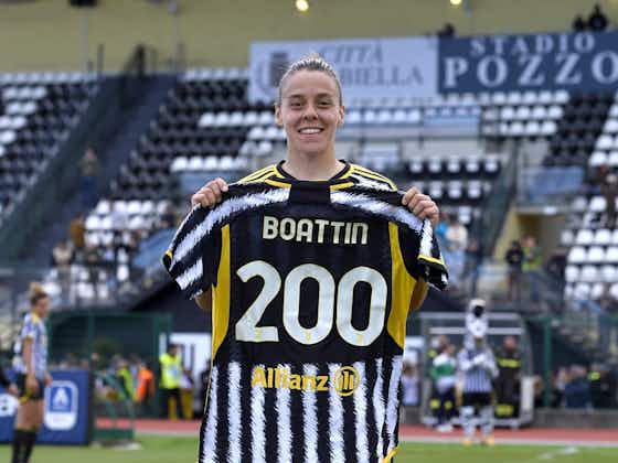 Article image:La lettera di Boattin dopo le 200 presenze con le Juventus Women