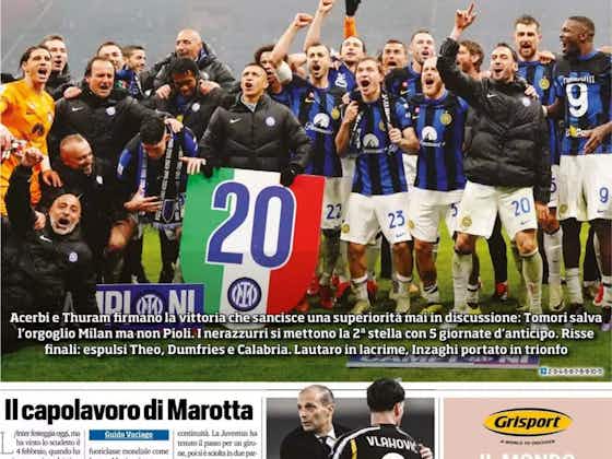 Immagine dell'articolo:Rassegna stampa Juve: prime pagine quotidiani sportivi – 23 aprile