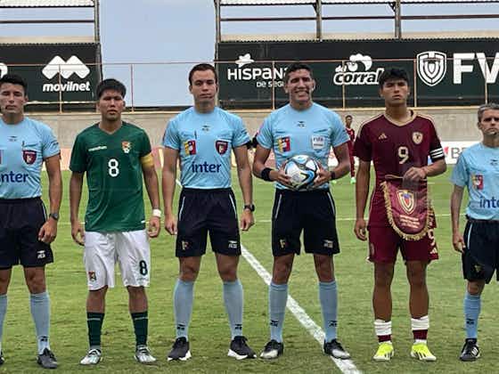 Imagen del artículo:La Sub-16 de Bolivia celebró de visita ante su par de Venezuela