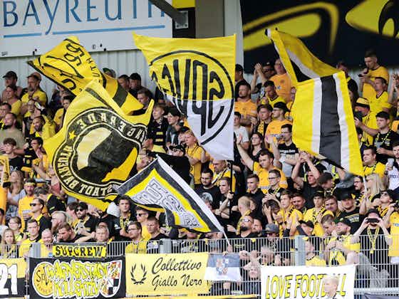 Artikelbild:"Fußballfest": Bayreuth vor Rekordkulisse gegen Dresden