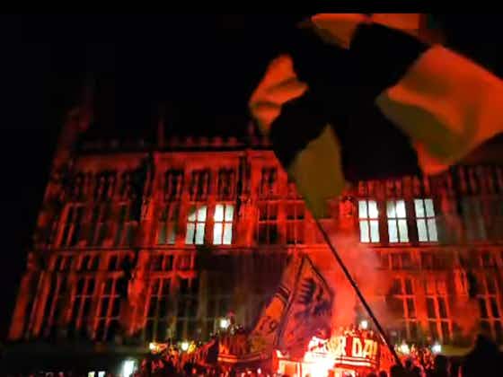 Artikelbild:Video: Tausende Alemannia-Fans feiern den Aufstieg