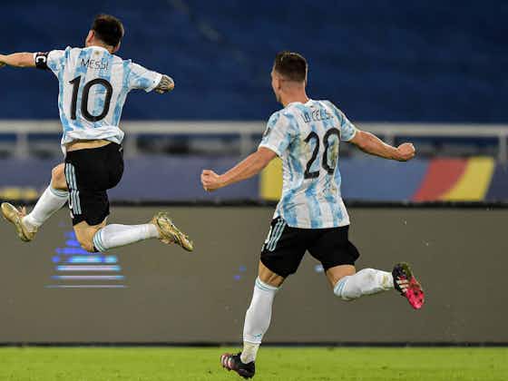 Imagen del artículo:Argentina tampoco le alcanza a Messi para ganar (1-1)