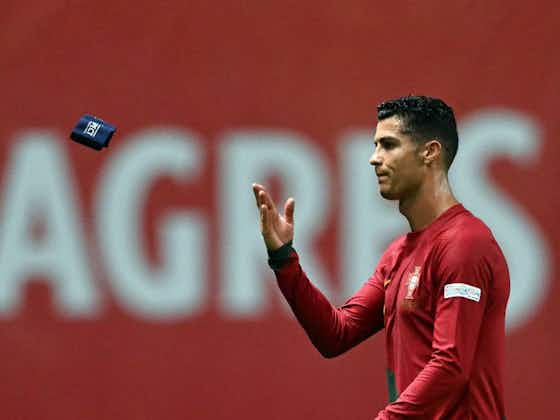 Imagen del artículo:Lo volvió a hacer: Cristiano Ronaldo tira el brazalete de capitán