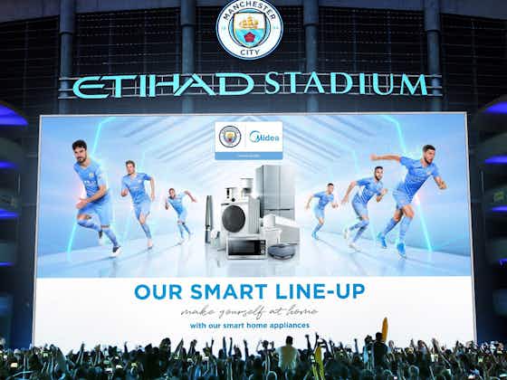 Article image:Manchester City extends partnership with Midea