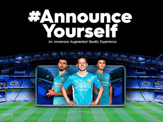 Article image:#AnnounceYourself: Feel what it's like to sign for Manchester City with TECNO Mobile's new  augmented reality experience
