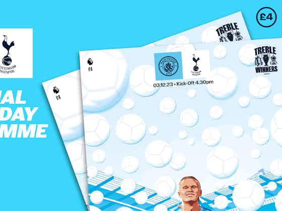 Article image:City v Tottenham matchday programme: Haaland cover star and Nunes interview
