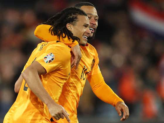 Article image:Ake claims a brace as the Netherlands overpower Gibraltar