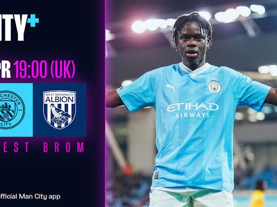 Article image:City EDS v West Brom: Watch our Premier League 2 game on CITY+