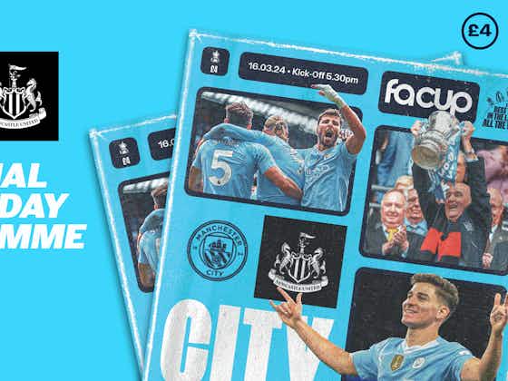 Article image:City v Newcastle: Haaland interview, Tueart celebration and Halford tribute in FA Cup programme