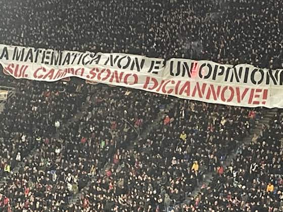 Immagine dell'articolo:Milan Inter, la Curva Sud non le manda a dire ai nerazzurri: «Sul campo sono 19» – FOTO
