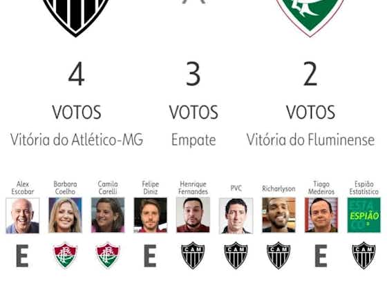 Imagem do artigo:Jornalistas do Grupo Globo apostam em vitória do Atlético-MG contra o Fluminense