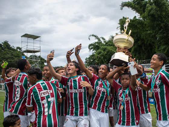 Imagem do artigo:Fluzão faz 4 a 1 sobre o Vasco no agregado e é campeão carioca Sub-14
