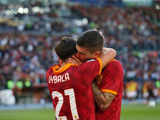 Immagine dell'articolo:Mancini e Dybala, la Roma vola. In semifinale c’è il Leverkusen