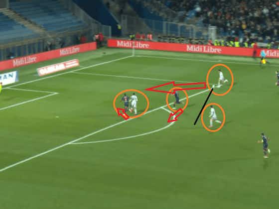 Image de l'article :Montpellier/PSG – L’analyse du fait marquant : le but de Zaïre-Emery, qui a « osé »