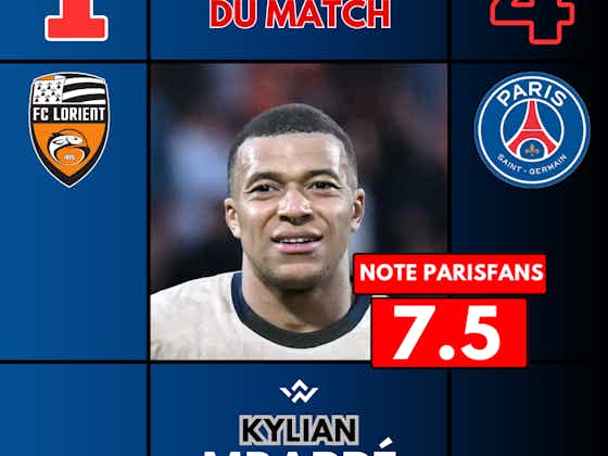 Article image:Lorient/PSG – Mbappé élu meilleur joueur par les supporters
