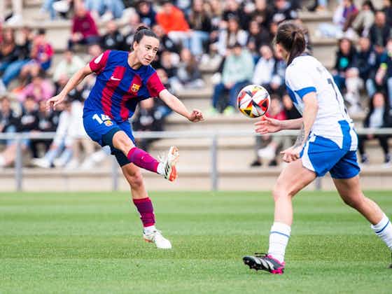 Imagen del artículo:El Barça B vapulea al femenino perico que dice adiós al ascenso directo (5-0)