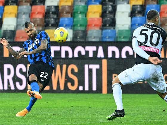 Imagen del artículo:Inter con Vidal y Alexis igualó con Udinese y perdió chance de ser líder