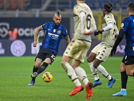 Imagen del artículo:Con Alexis y Vidal en cancha: Inter venció en la agonía al Venezia