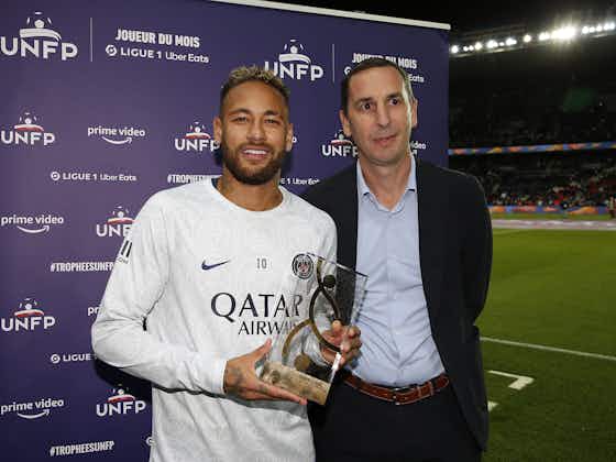 Image de l'article :Neymar Jr a reçu son Trophée UNFP