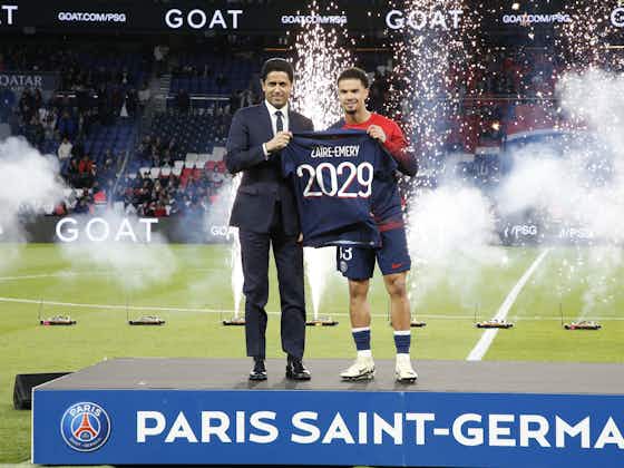 Imagem do artigo:Warren Zaïre-Emery extends contact with Paris Saint-Germain until 2029
