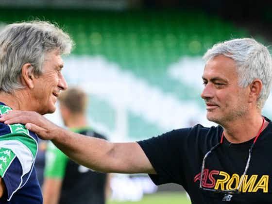 Imagen del artículo:José Mourinho elogia a Manuel Pellegrini: “Betis es un equipo de calidad con un gran entrenador”
