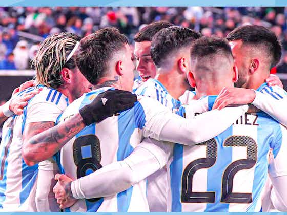 Imagen del artículo:La Selección Argentina no perdonó a El Salvador y terminó floreándose