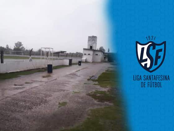 Imagen del artículo:Por las lluvias, la Liga suspendió todas las actividades del sábado